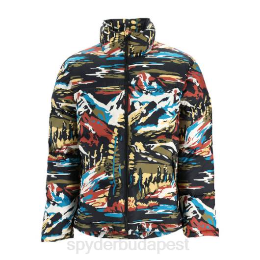 ruházat Spyder széldzseki fekete festék szám szerint férfiak 0HJB70