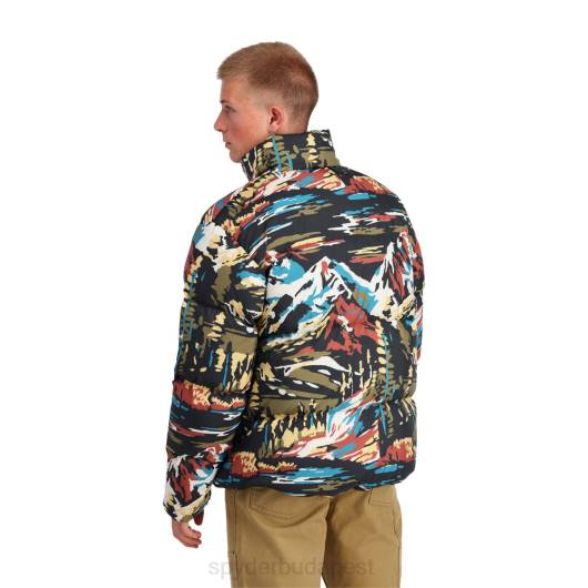 ruházat Spyder széldzseki fekete festék szám szerint férfiak 0HJB70