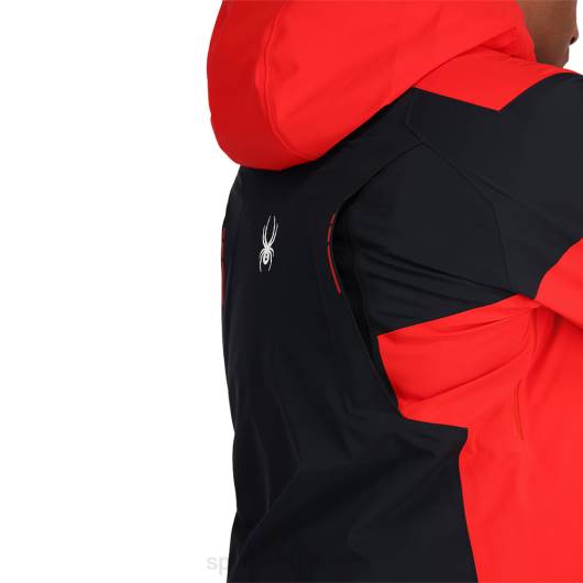 ruházat Spyder monterosa fekete vulkán férfiak 0HJB37