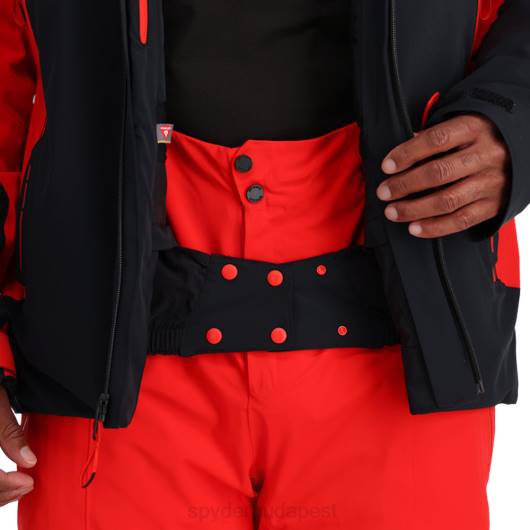 ruházat Spyder monterosa fekete vulkán férfiak 0HJB37