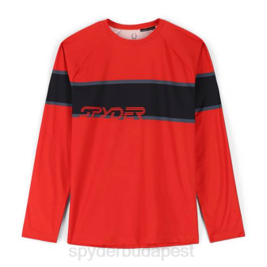 ruházat Spyder szivattyú hosszú ujjú legénynyak vulkán férfiak 0HJB150