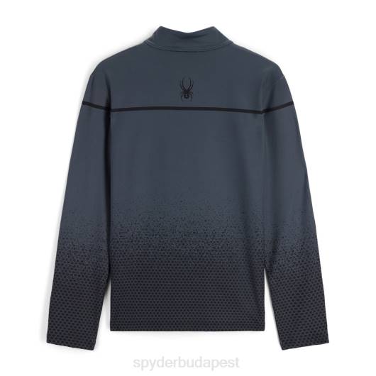 ruházat Spyder \'78 szellemű félcipzár kifakult geo ébenfa férfiak 0HJB149