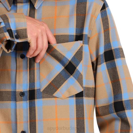 ruházat Spyder elevation tech flanel tannin pléd férfiak 0HJB138