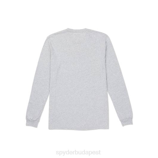 ruházat Spyder faragott hosszú ujjú hanga szürke férfiak 0HJB133