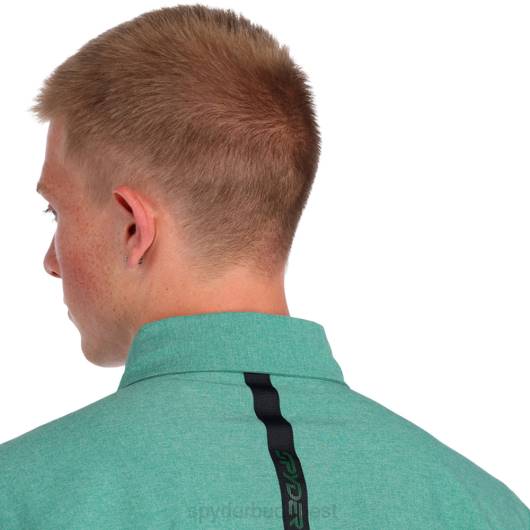 ruházat Spyder canyon rövid ujjú ing zöldellő zöld férfiak 0HJB140