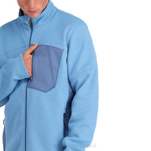 ruházat Spyder bandita hibrid teljes cipzár chambray férfiak 0HJB177