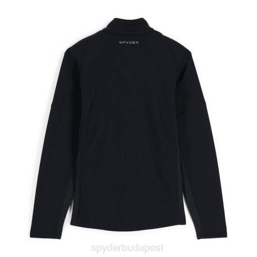 ruházat Spyder bandita teljes cipzár fekete férfiak 0HJB181