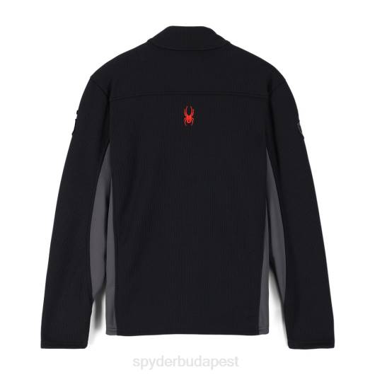 ruházat Spyder bandita wengen teljes cipzár fekete férfiak 0HJB188