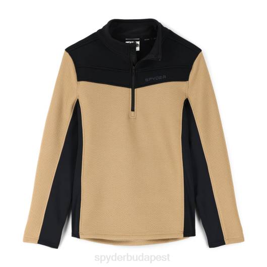 ruházat Spyder ráadás fél cipzár fekete tannin férfiak 0HJB173