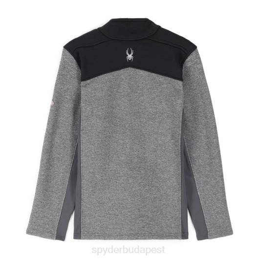 ruházat Spyder ráadás teljes zip fekete ébenfa férfiak 0HJB191