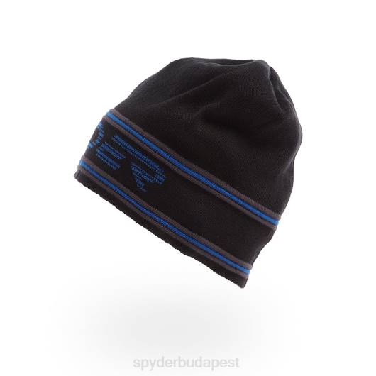 kiegészítők Spyder retro logós kötött sapka fekete férfiak 0HJB278