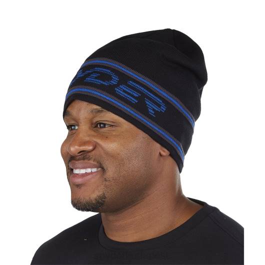 kiegészítők Spyder retro logós kötött sapka fekete férfiak 0HJB278