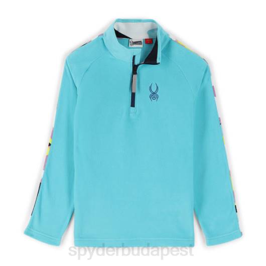 ruházat Spyder sebesség fél cipzár bahama kék fiúk 0HJB586