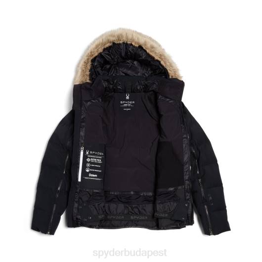 ruházat Spyder őszes műszőrme fekete nők 0HJB334