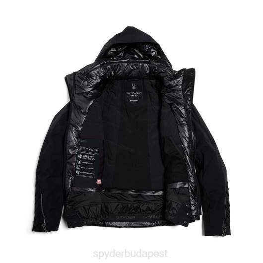 ruházat Spyder csúcsa nem műszőrme fekete nők 0HJB294