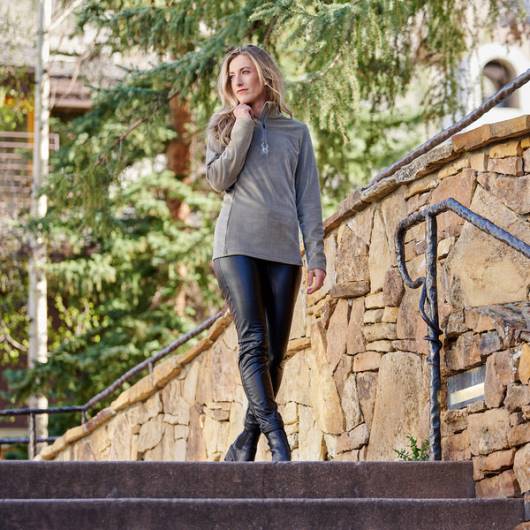 ruházat Spyder csillogó poloska fél cipzár kasmír nők 0HJB403