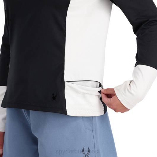 ruházat Spyder ív grafén tech cipzáros nyak fekete nők 0HJB381