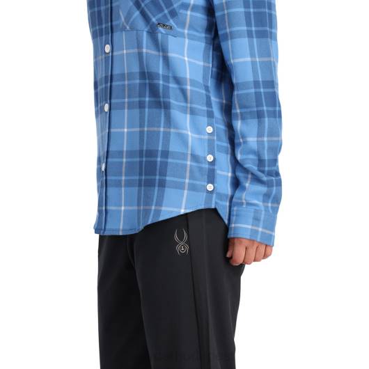 ruházat Spyder mesés flanel kék kockás nők 0HJB378