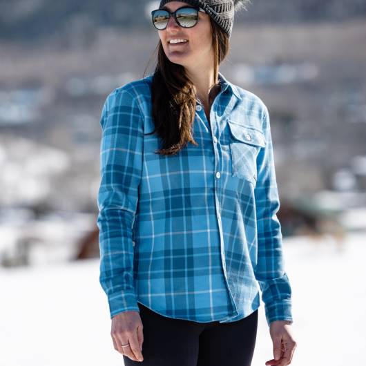 ruházat Spyder mesés flanel kék kockás nők 0HJB378